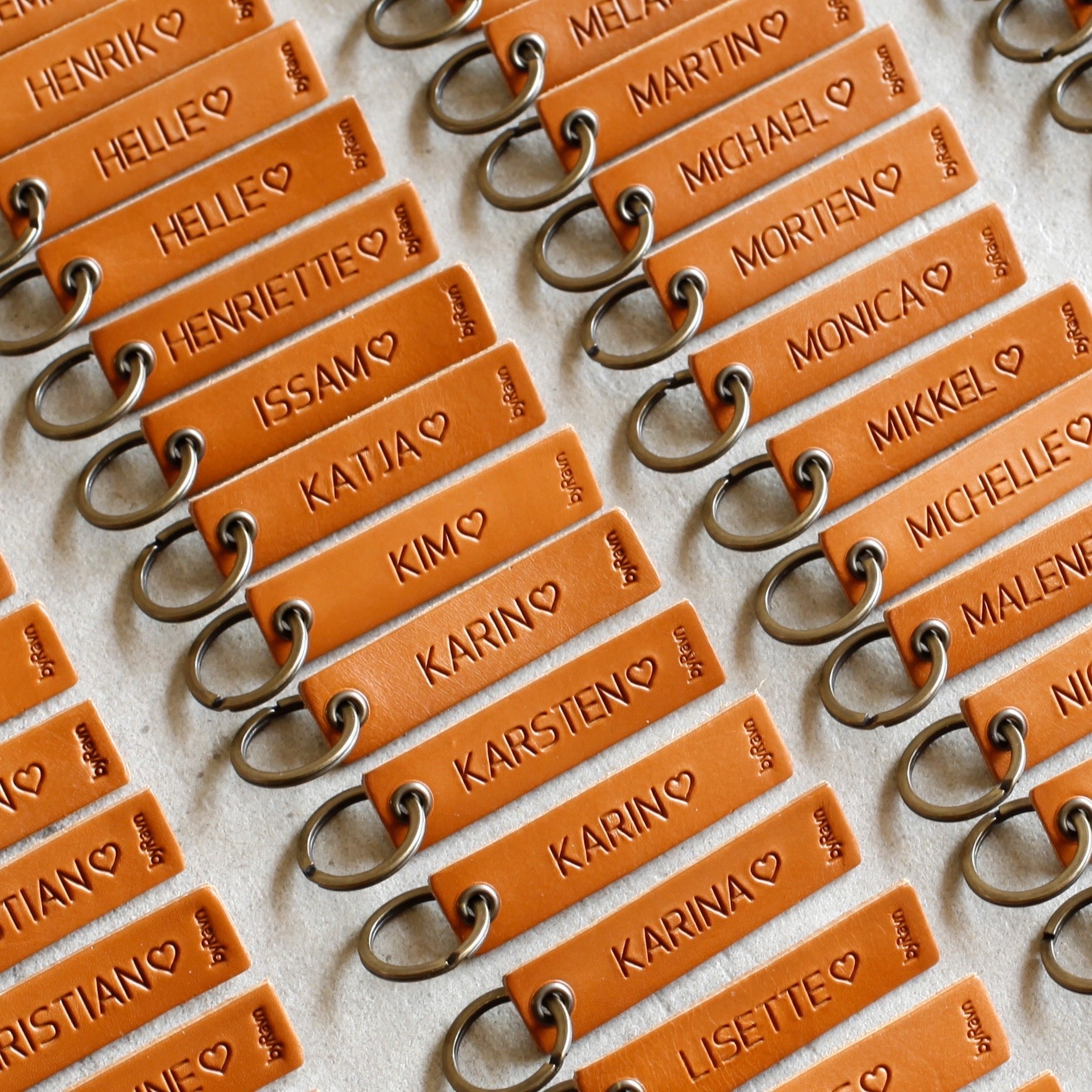 Et bordkort som minner gjestene om en god fest